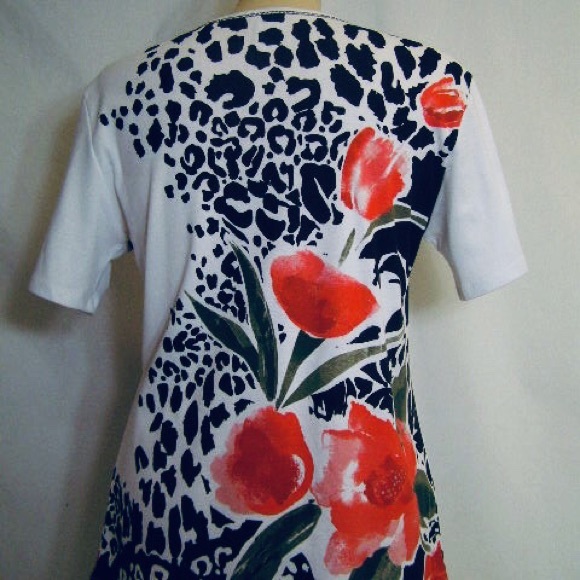 S or 2X NWT Jess and Jane cotton shirt black - Picture 3 of 3